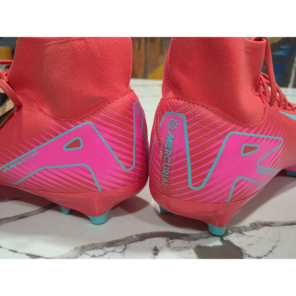Nike ZM Superfly 10 ACAD FG MG Ember Glow Size 11.5 Men's Soccer Cleats Futbol - Picture 6 of 7